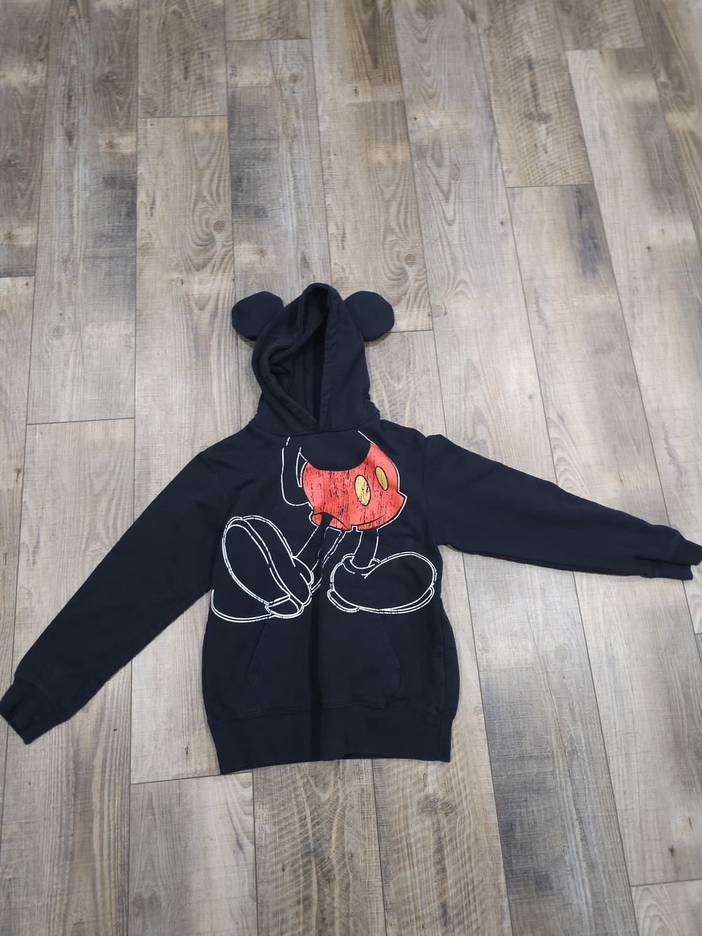 Mickey Mouse Ears Cosplay Hoodie Disneyland Disney World Large Kids Boys Girls